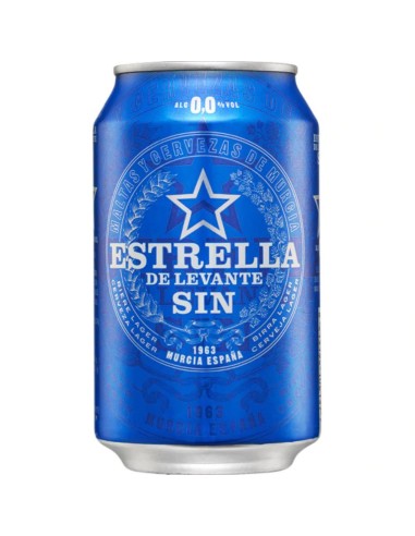 CERVEZA ESTRELLA LEV.S/A LATA 330ML