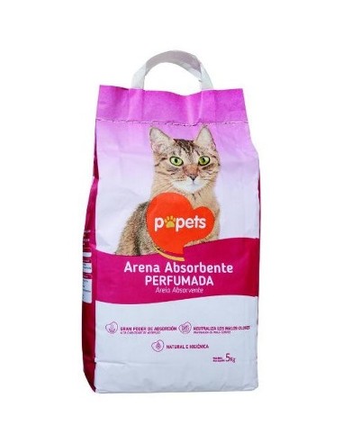 TIERRA GATOS PERFUMADA ,POPETS 5KG