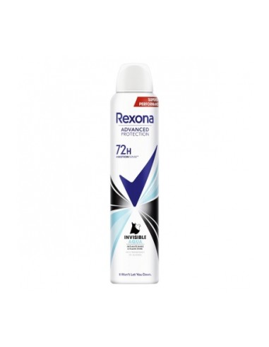 DEOS.WOMAN INVISIBLEAQUA AZUL,REXONA 200ML