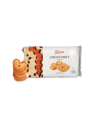 GALLETAS DE HOJALDRE"GRONUSHKY",GRONA 210G