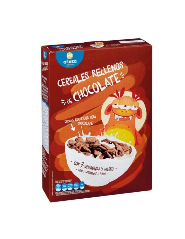 CEREALES RELLENOS DE CHOCOLATE,ALTEZA 500G