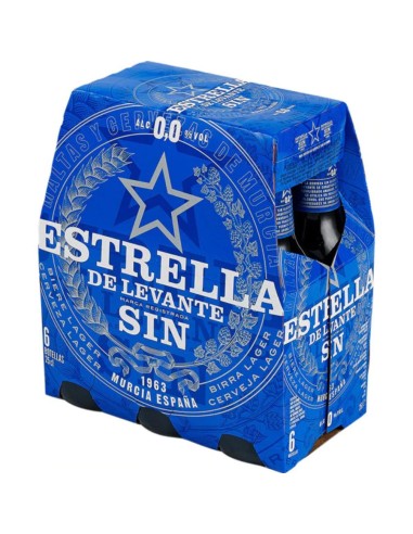 CERVEZA ESTRELLA LEV. SIN 0,0 PK-6 200CL