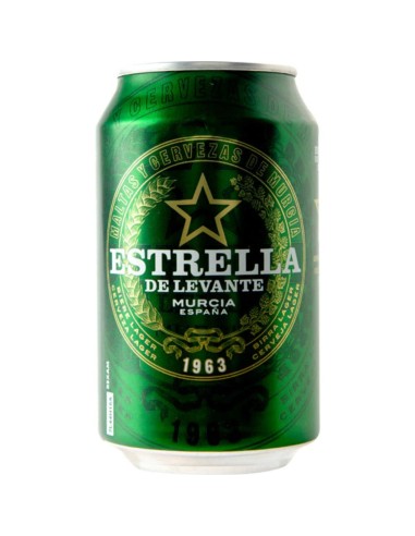 CERVEZA ESTRELLA LEVANTE LATA 33 CL