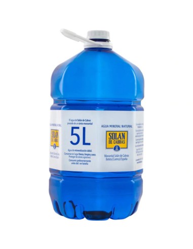 AGUA SOLAN DE CABRAS 5 LT